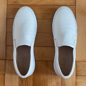 Canvas sneakers— excellent condition, worn once!